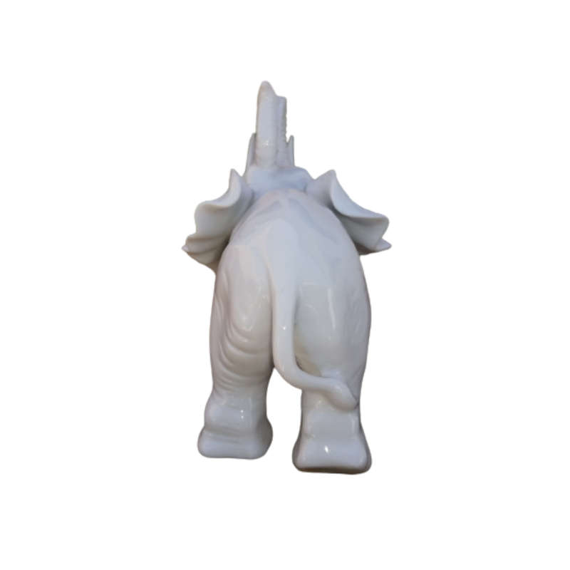 White Porcelain Elephant Possibly Goebel