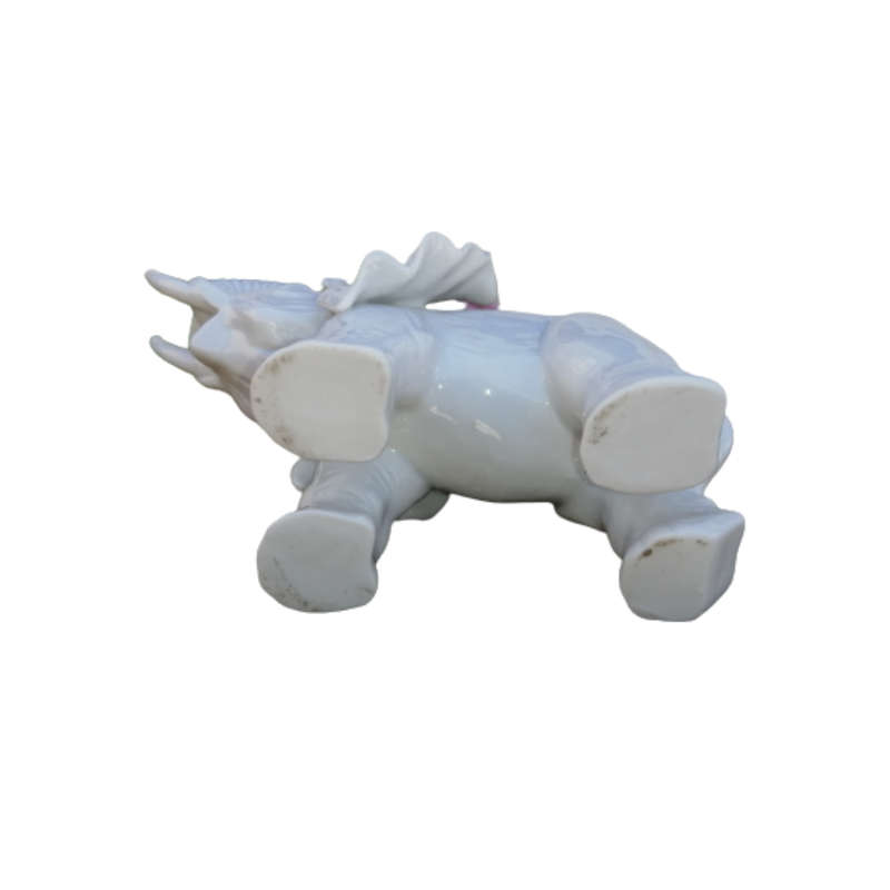 White Porcelain Elephant Possibly Goebel