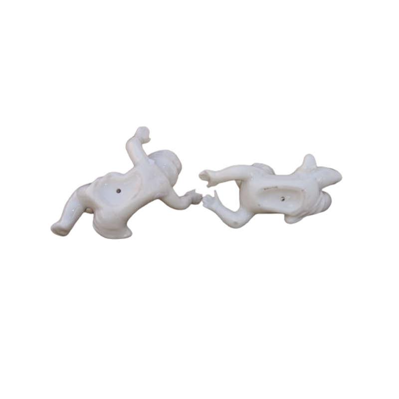 White Blanc de Chine Porcelain Cherubs