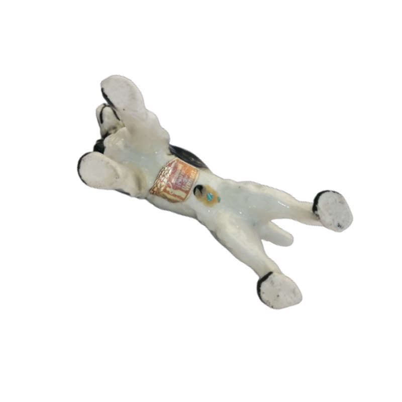 Black and White Cocker Spaniel Vintage Porcelain