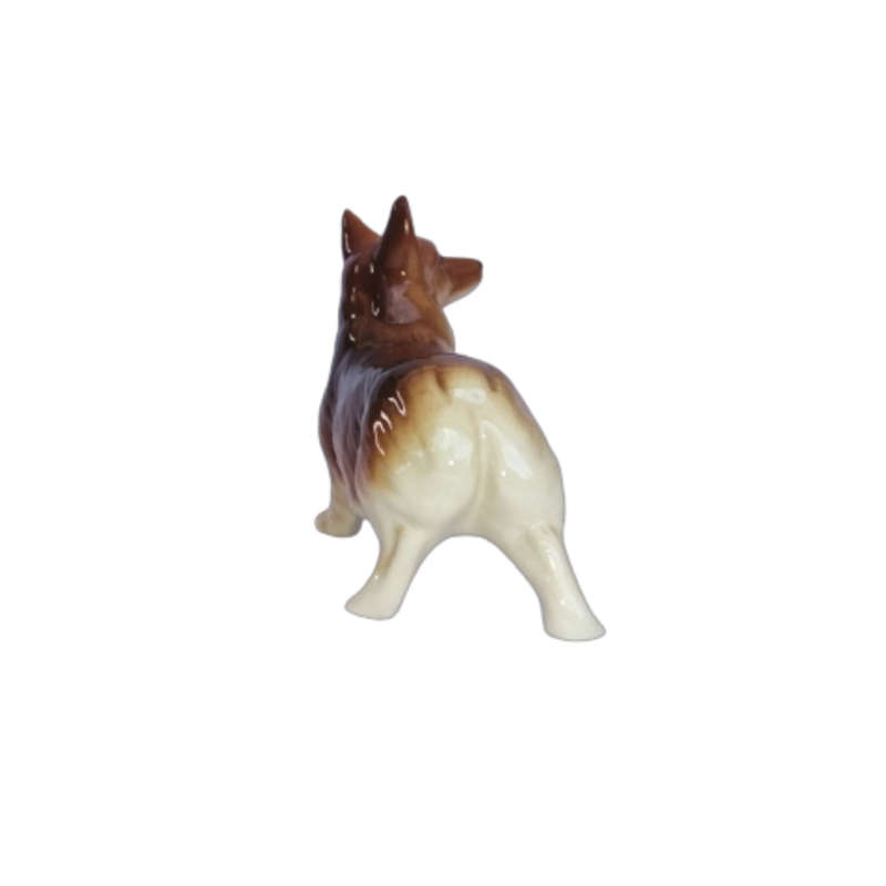 Welsh Corgi Sandy Colour Vintage Porcelain Dog