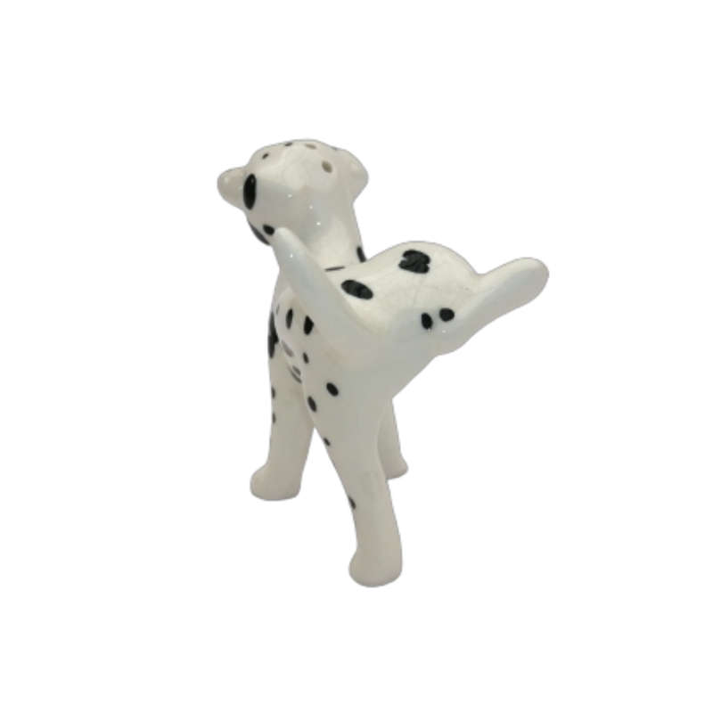 Standing Peeing Dalmatian Dog Salt Pot