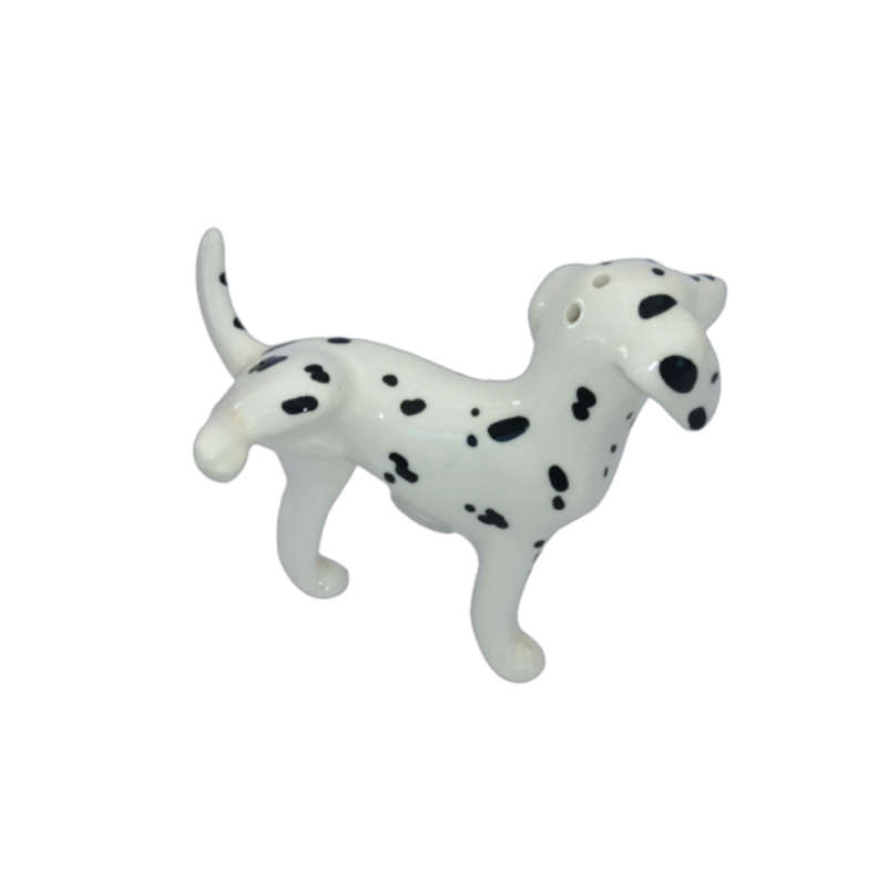 Standing Peeing Dalmatian Dog Salt Pot