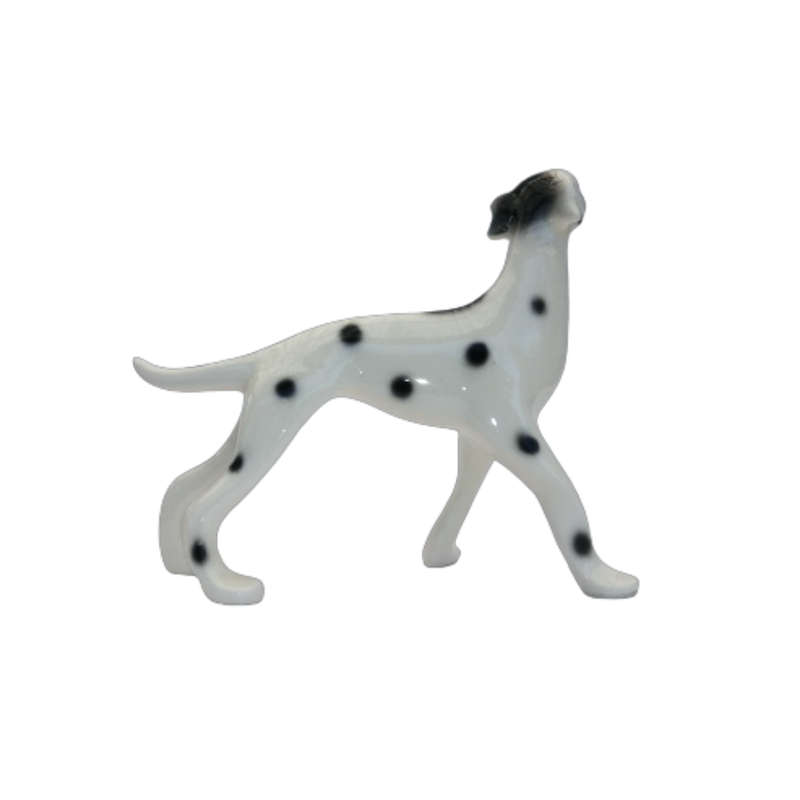 Whimsical Dalmatian Dog Figurine