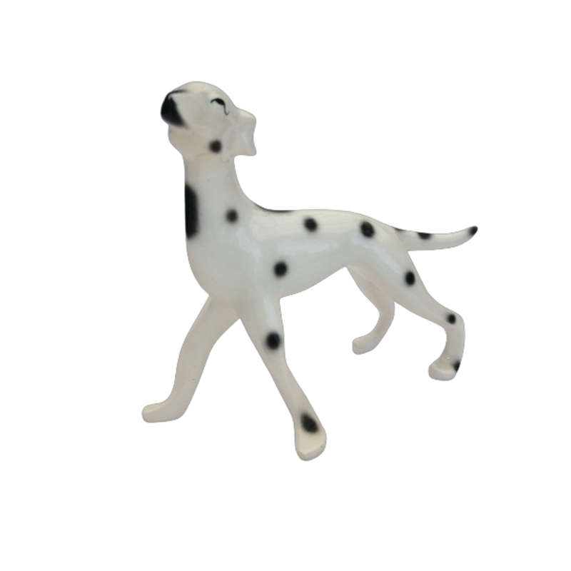 Whimsical Dalmatian Dog Figurine