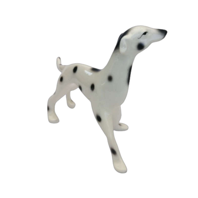 Whimsical Dalmatian Dog Figurine