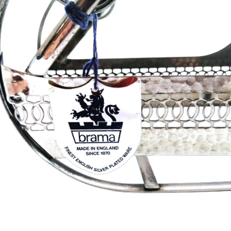 Silver Plates Wine Holder in the shape of a Sleigh