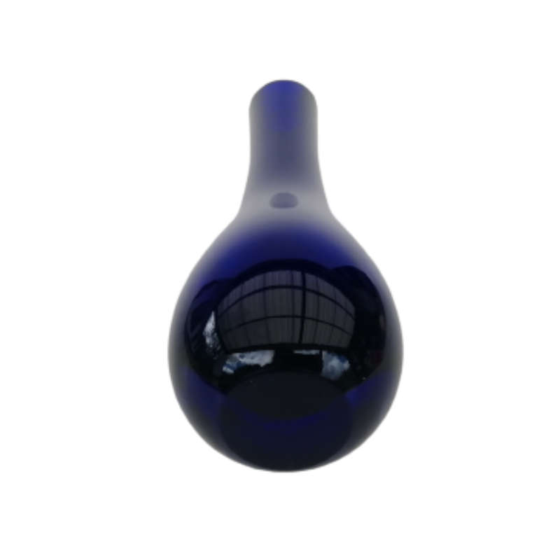 Murano Sommerso Tall Blue and Clear Vase