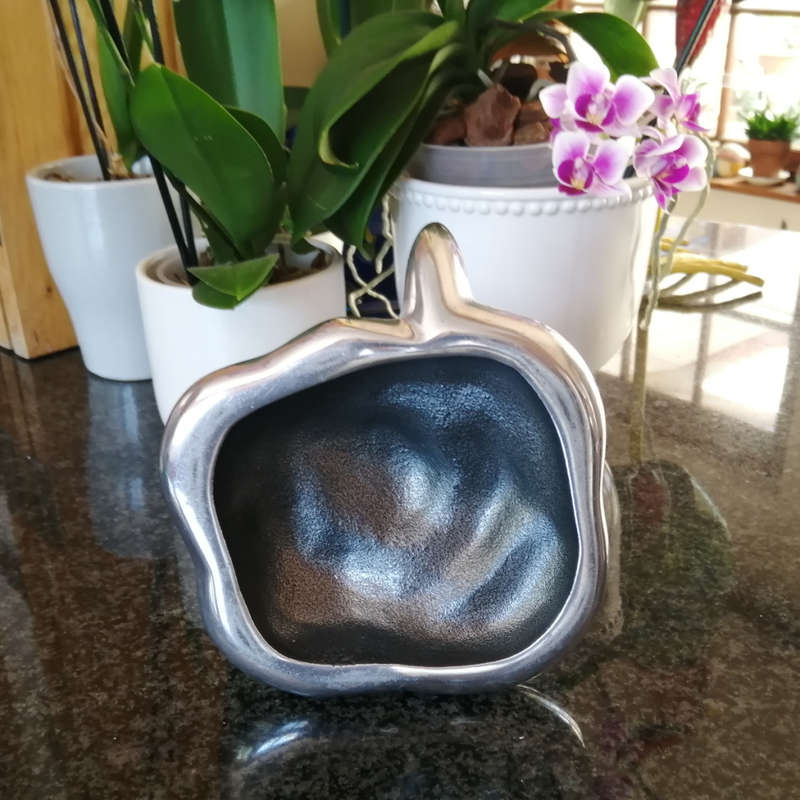 Carrol Boyes Eye-catching Wound Up, Spun Aluminium Paper Towel Holder