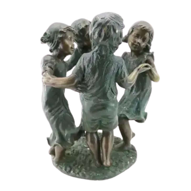 Spectacular Original Solid Bronze Ring A Rosy Sculpture