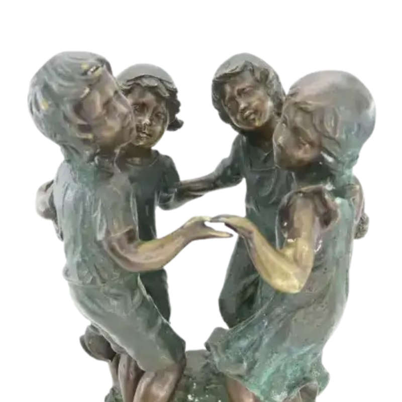 Spectacular Original Solid Bronze Ring A Rosy Sculpture