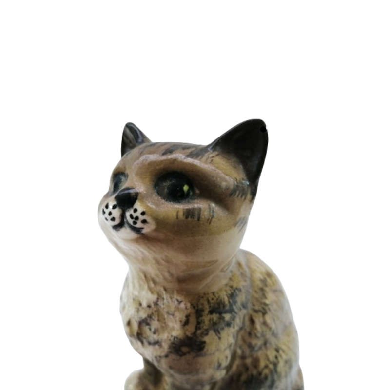 Beswick Cat Kitten Grey With Green Eyes