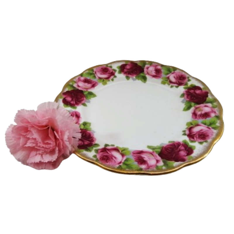 Royal Albert Old English Rose Dessert Plate