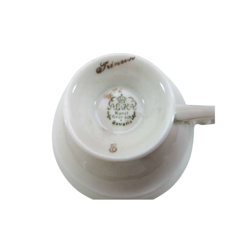 Alka Bavaria Sylvia Porcelain Tea Cup and Saucer Duo