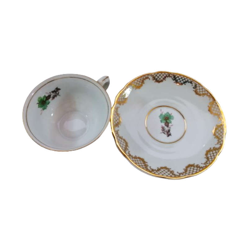 S.Paulo Porcelain Tea Cup and Saucer Duo