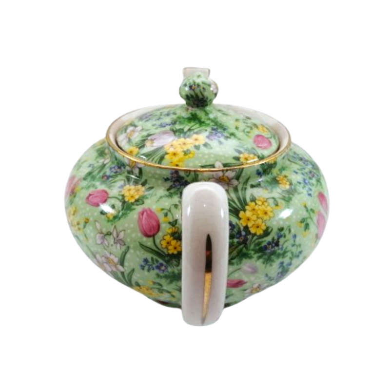 E Lijah Cotton Ltd,Lord Nelson Wear Green Tulip Teapot
