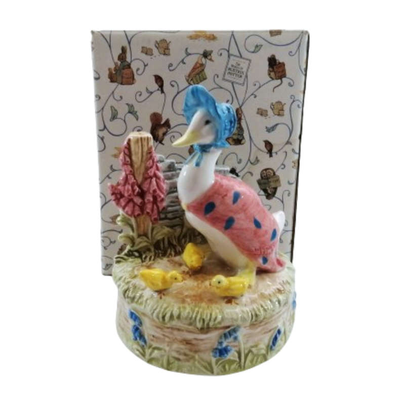 The World Of Beatrix Potter Jemima Puddle Duck Musical Figurine with Box 199591
