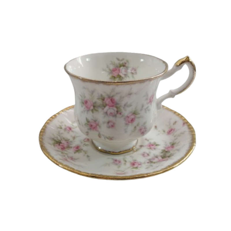 Royal Albert Bone China Victoriana Rose Duo