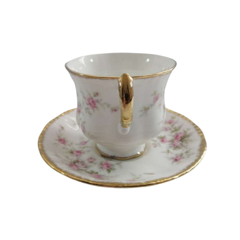 Royal Albert Bone China Victoriana Rose Duo