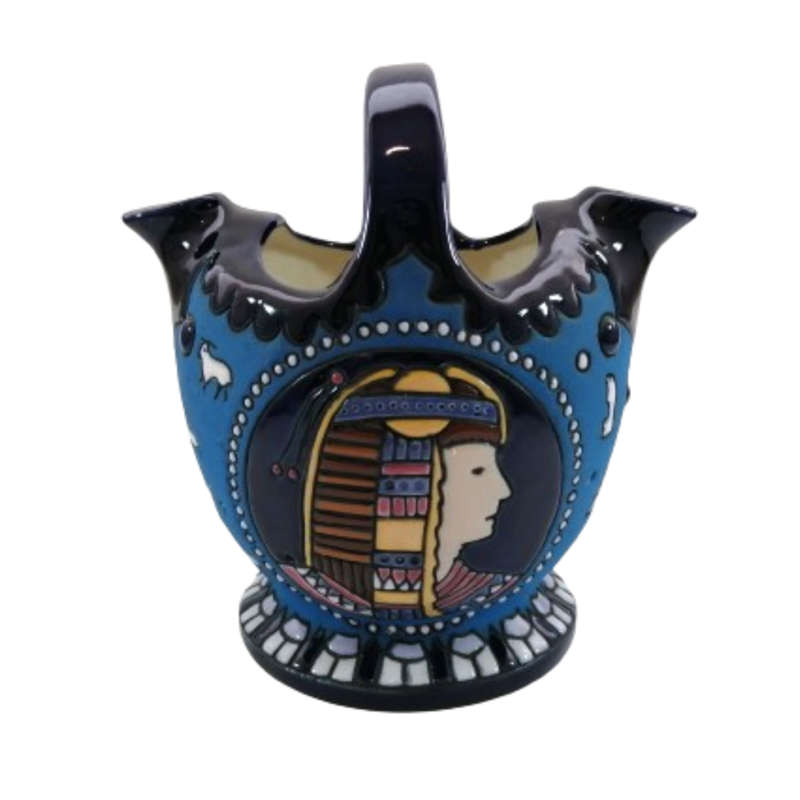 Amphora Czechoslovakian Neo Classical Egyptian Vase