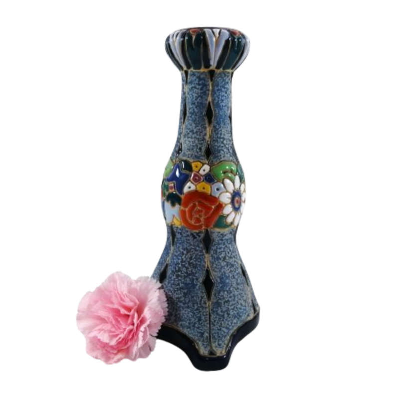Amphora Czechoslovakian Porcelain Tall Vase
