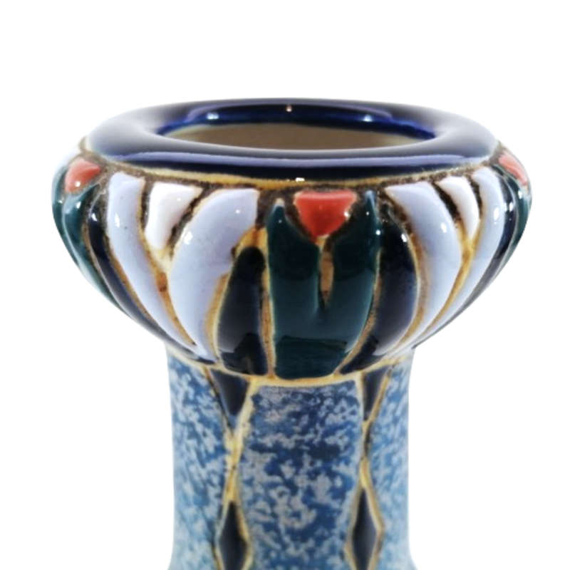 Amphora Czechoslovakian Porcelain Tall Vase