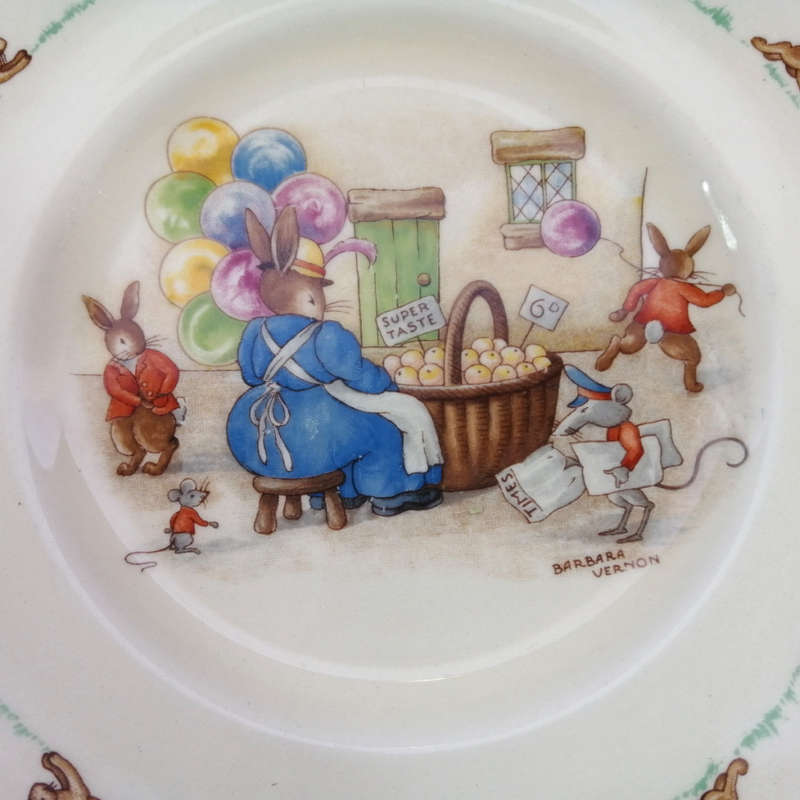 Royal Doulton Bunnykins 1937 - 1953 Signed Plate
