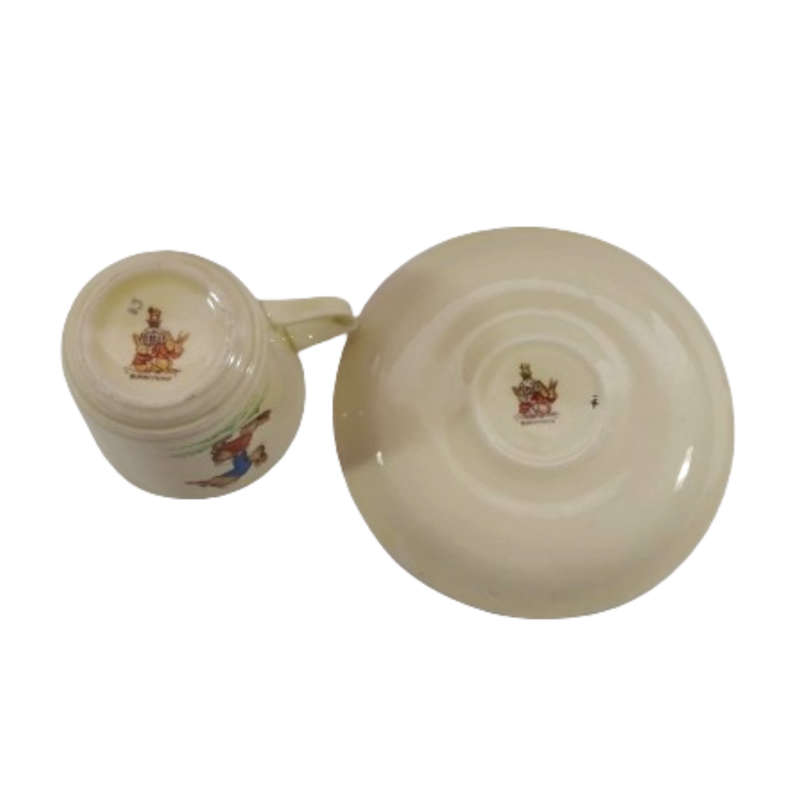 Royal Doulton Bunnykins 1937 - 1953 Signed Cup and Saucer