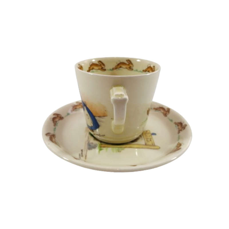 Royal Doulton Bunnykins 1937 - 1953 Signed Cup and Saucer