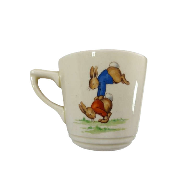 Royal Doulton Bunnykins 1937 - 1953 Signed Cup and Saucer