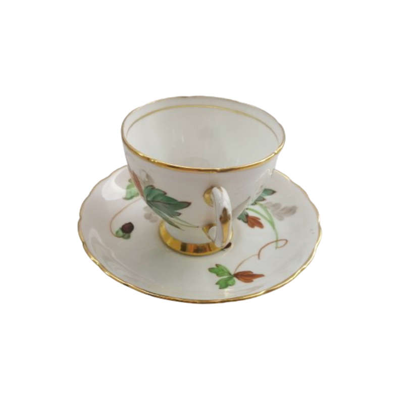 Tuscan Pansies Cup and Saucer Trio