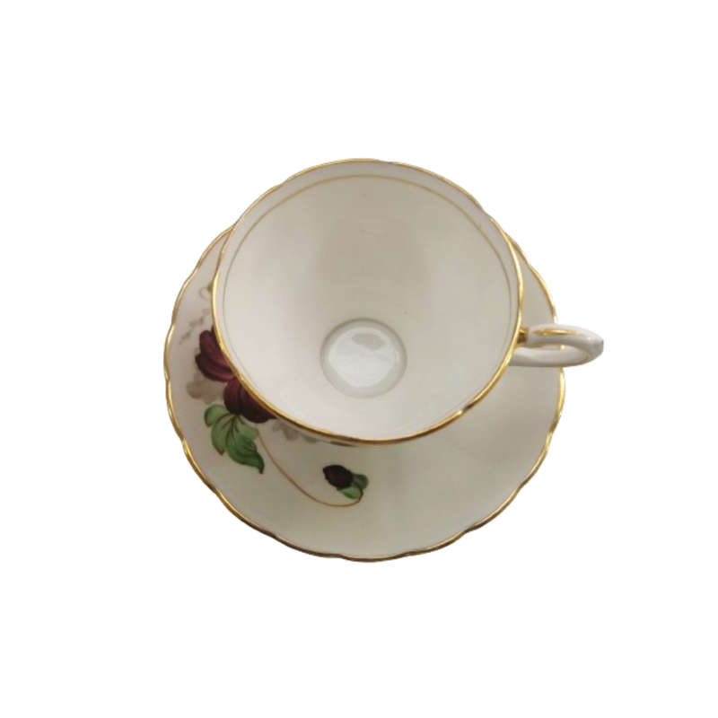 Tuscan Pansies Cup and Saucer Trio