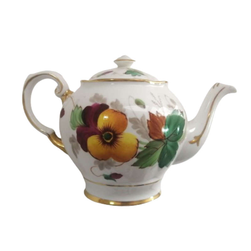 Tuscan Pansies Tea Pot,T-pot