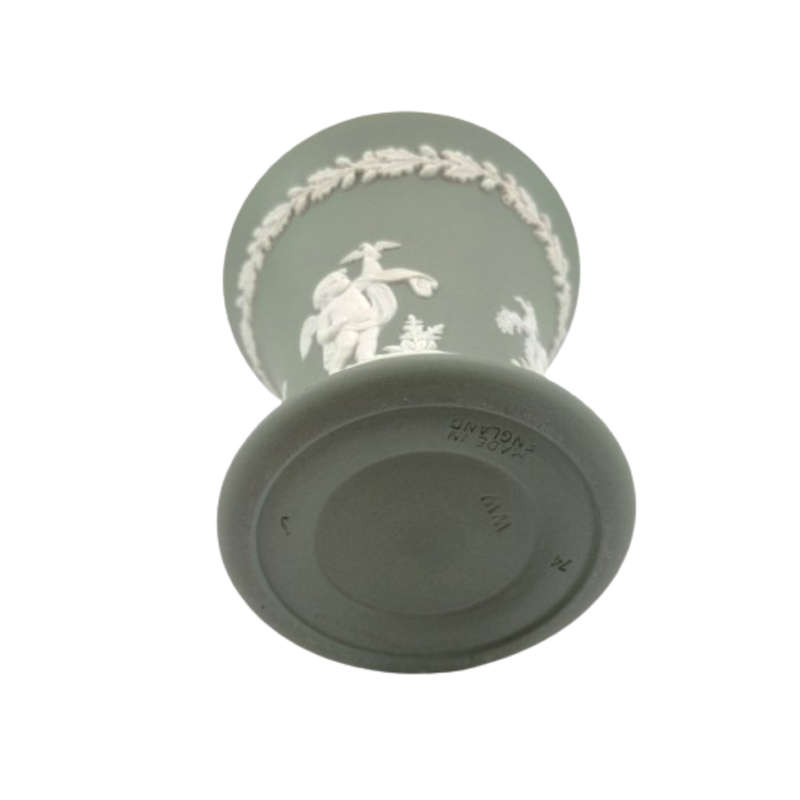 Wedgwood Jasper Sage Green Vase