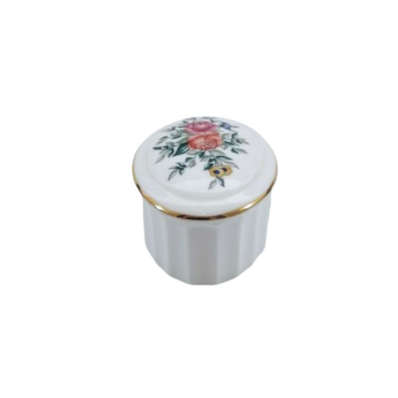 Wedgwood Avebury Round Fluted Trinket Lidded Dish