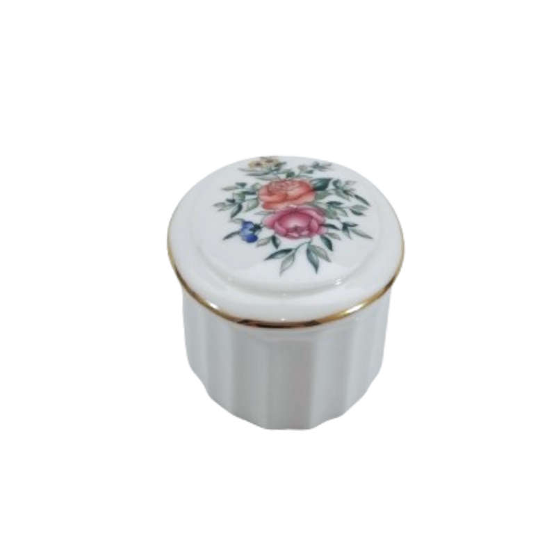Wedgwood Avebury Round Fluted Trinket Lidded Dish