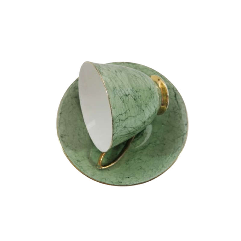 Royal Albert Bone Gossamer Green Marbled Trio