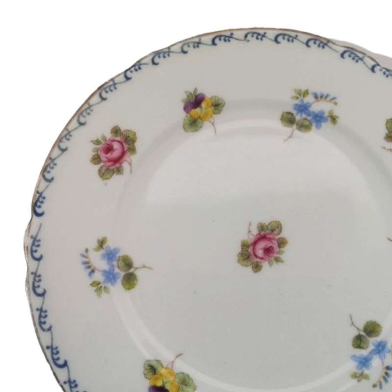 Shelley Trio Pansies, Roses and Forget-me-nots