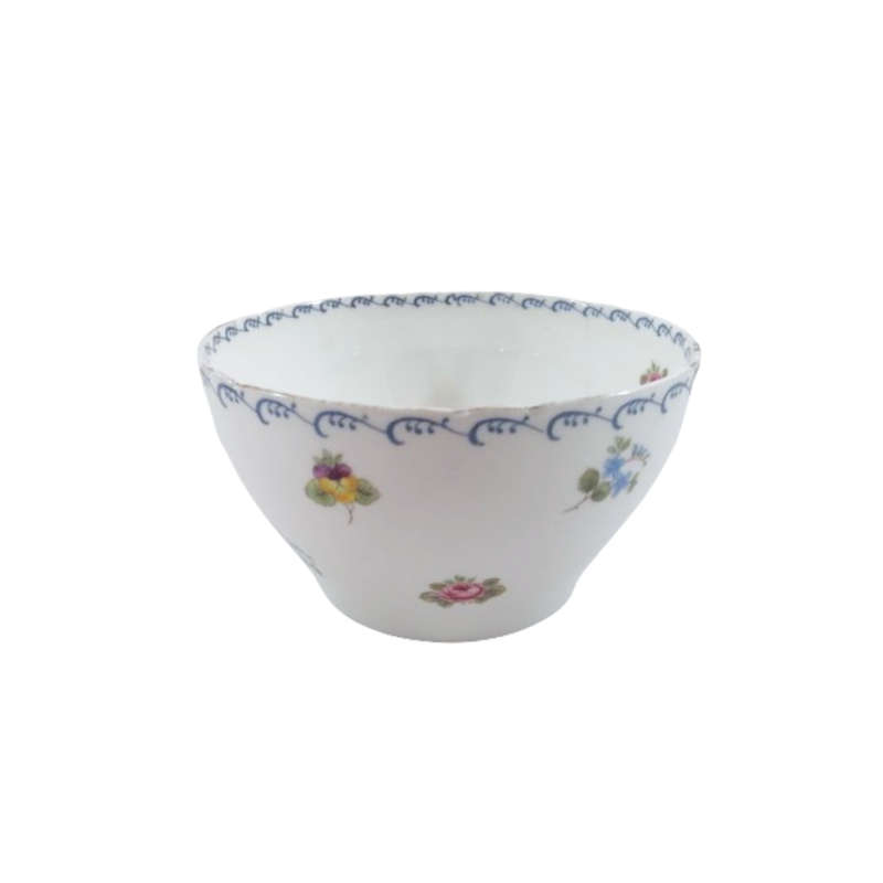 Shelley Sugar Bowl Pansies, Roses and Forget-me-nots