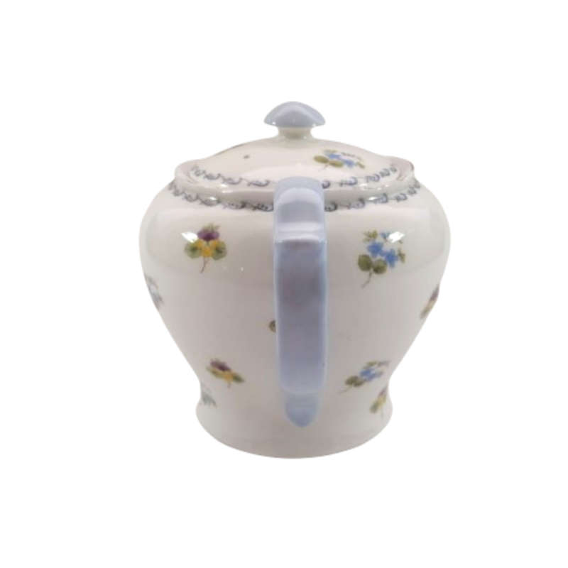 Shelley Tea Pot Pansies, Roses and Forget-me-nots