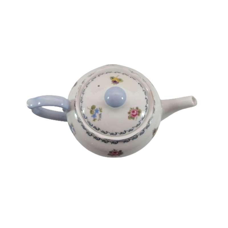 Shelley Tea Pot Pansies, Roses and Forget-me-nots
