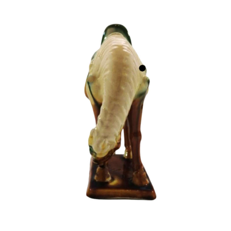 Tang Dynasty Style, Glazed Porcelain War Horse