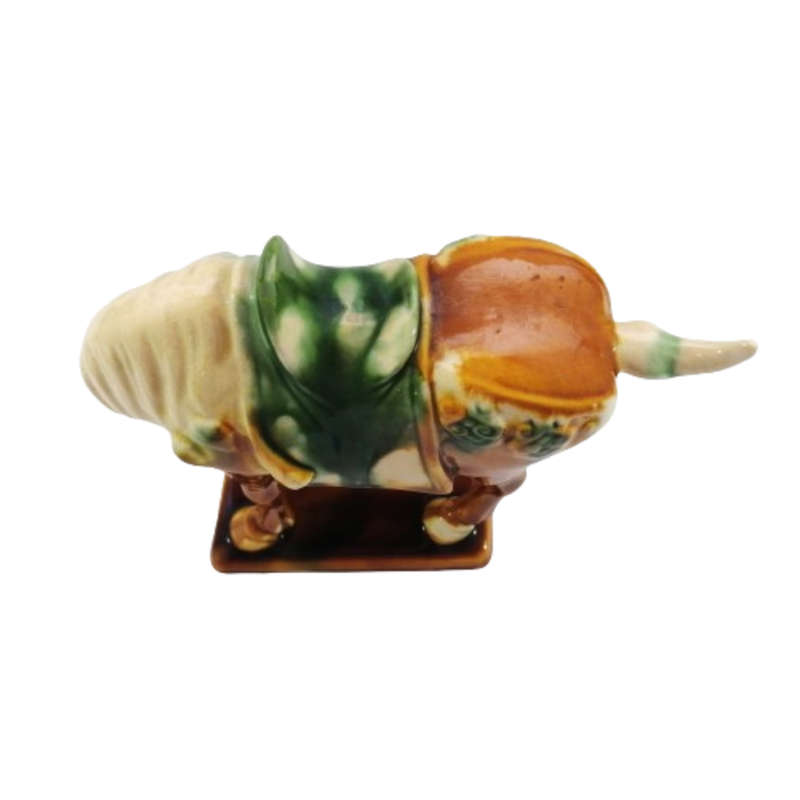 Tang Dynasty Style, Glazed Porcelain War Horse