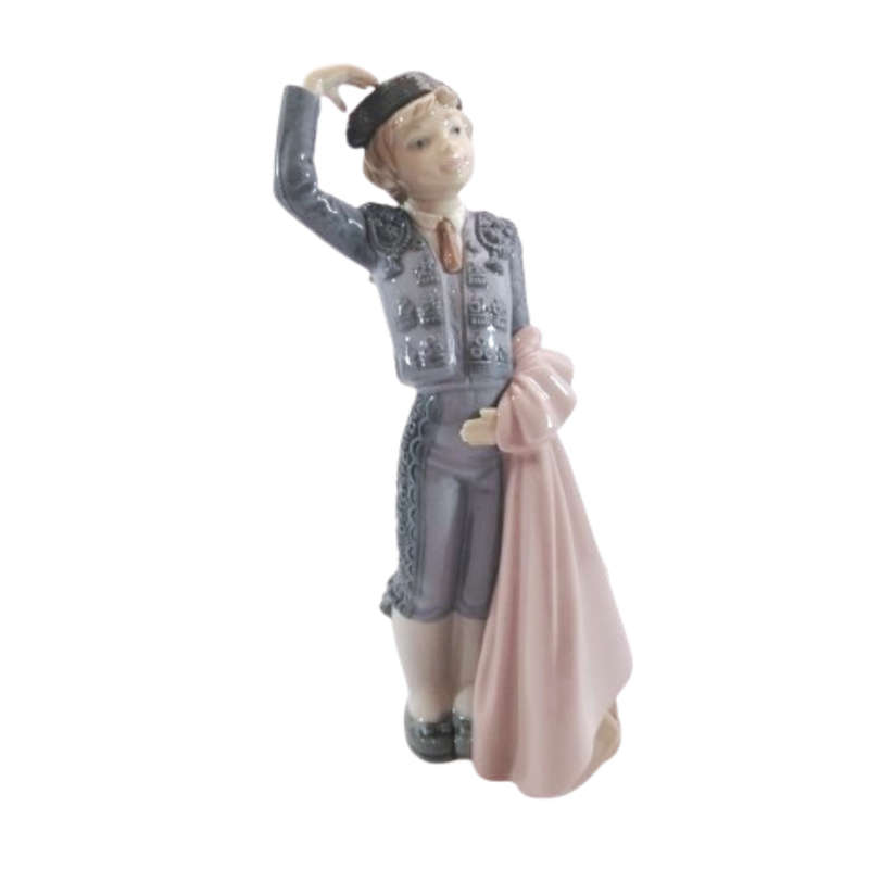 Lladro Figurine No. 5117 Boy Bullfighter Little Proud Matador