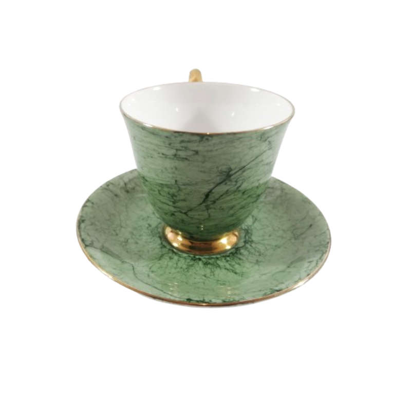 Royal Albert Bone China Gossamer Green Marbled Duo