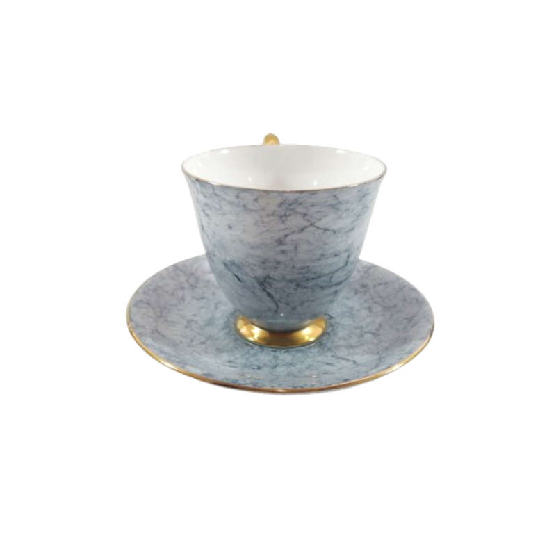 Royal Albert Bone China Gossamer Grey Marbled Trio