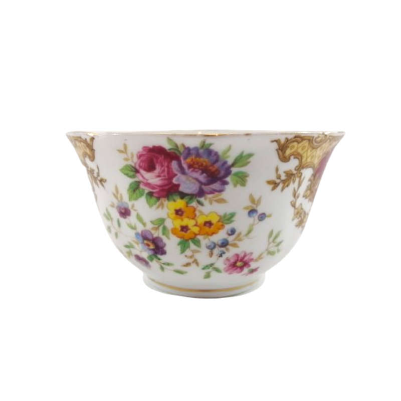 Tuscan Burgundy `Provence` Sugar Bowl - High Tea at Home