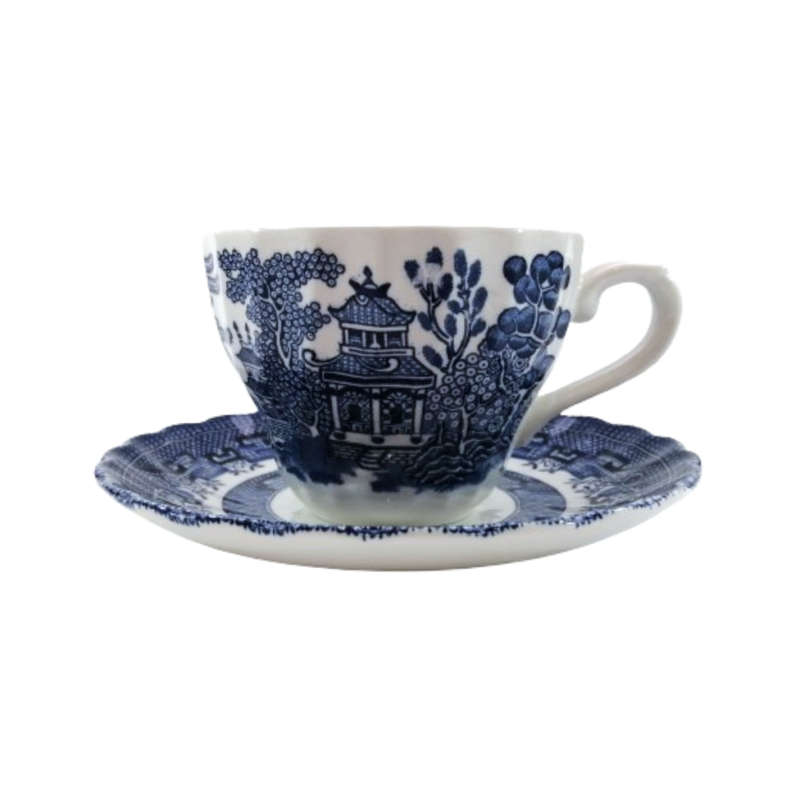 Royal Wessex Bone China Blue and White Duo