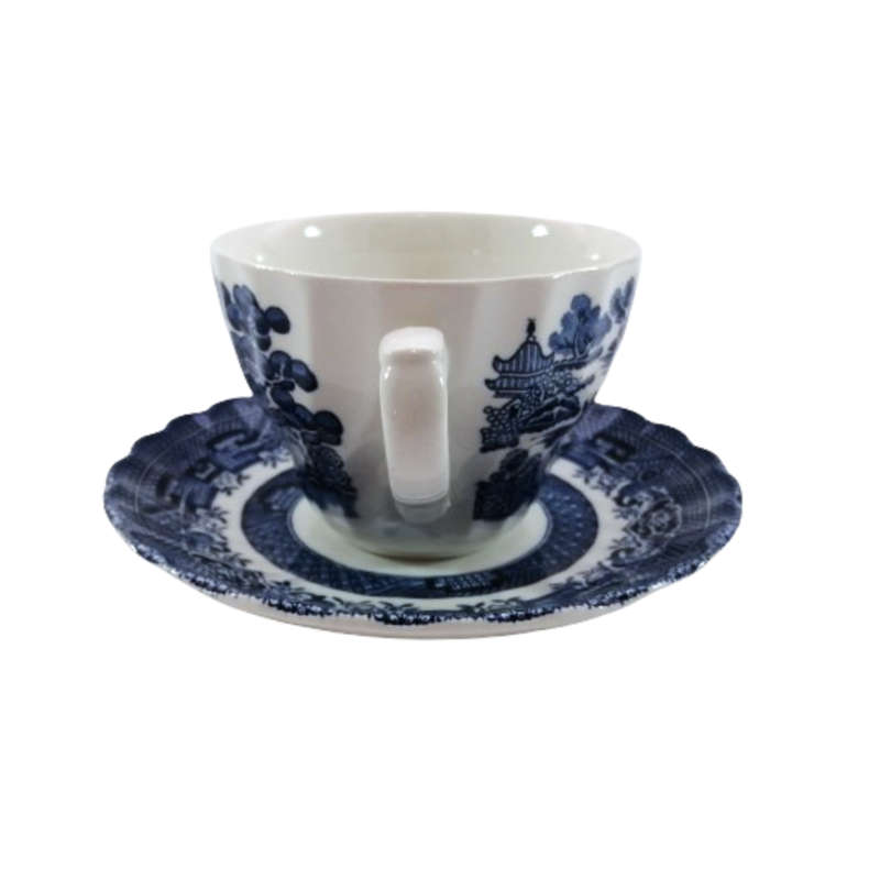 Royal Wessex Bone China Blue and White Duo