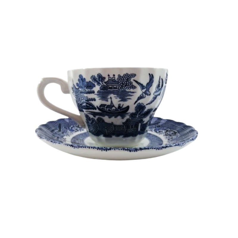 Royal Wessex Bone China Blue and White Duo